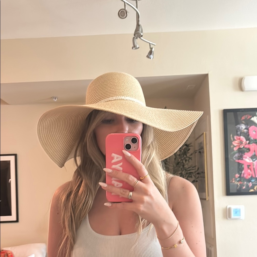 Floppy Straw Hat - image 2